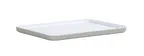 image of Cal-Mil 24132-1410-102PLT Bento Box, Plate 14" x 10.5" x 1", Ash Melamine, Dishwasher Safe - 1/Each