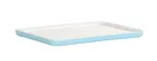 image of Cal-Mil 24132-1410-127PLT Bento Sushi Box, Rectangular 14"W x 10-1/2"D Plate, Ocean Blue Melamine
