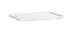 image of Cal-Mil 24132-1410-15PLT Bento Box, Rectangular 14"W x 10.5"D x 1"H White Melamine Plastic