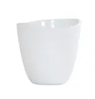 image of Cal-Mil 24405-24-15 White Melamine Dressing Crock 24 Oz, 4.75" dia. x 4.75" H Round, Dishwasher Safe