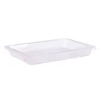 image of Carlisle 1062007 StorPlus 5‑Gallon Food Storage Box, 26"L x 18"W x 3½"H, Polycarbonate, Stackable