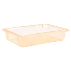 image of Carlisle 10621C22 StorPlus Food Storage Box, 8‑Gallon, 26"L x 18"W x 6"H, Polycarbonate Yellow