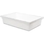 image of Carlisle 1064102 StorPlus Food Storage Box, 8 Gallon, 26"L x 18"W x 6"H, Polyethylene, White