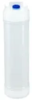 image of Carlisle 857320L EZ‑Kleen 20 oz White Squeeze Bottle with Blue Valve, Single Tip, Top - 1/Pack