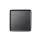 image of GET MMP-1111K - 11" Square Plastic Platter, Black Melamine, 11" x 11" x 1" Tray for Dinnerware