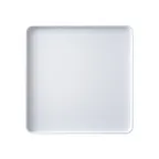 image of GET MMP-1414W - Square Plastic Serving Platter, 14" x 14" x 1" White Melamine, Durable Dinnerware