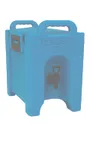image of Hubert 112721 Insulated Beverage Dispenser, 2.5 Gallon, 10.5"W x 17"D x 18"H, Blue, Polyethylene