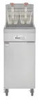 image of Hubert 199509 15.5" Floor Model Gas Deep Fryer, Full Pot Liquid Propane, 40 Ibs, 90.000 BTU