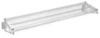 image of Hubert 23669 CenPro Wire Shelving Unit, 18" x 60", 360 lb, Chrome Finish, NSF Certified Wall Mount