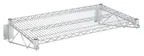 image of Hubert 23679 CenPro Wall Mount Chrome Wire Shelf, 24" x 36", 360 lb Capacity, NSF Certified