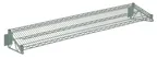 image of Hubert 26022 Wire Shelving Unit, 18" x 60", 360 lb, Green Epoxy Finish, Wall Mount, NSF Certified