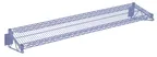 image of Hubert 86027 CenPro Wall-Mount Wire Shelf, 14" x 60", 360 lb Capacity, Blue Epoxy Coated, NSF