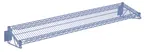 image of Hubert 92499 CenPro Wall-Mount Wire Shelf, 14" x 48", 360 lb, Blue Epoxy Coated, NSF Certified
