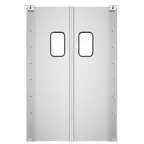 image of Koolmore KM-SWD30X2 - Aluminum Door, 60" W x 84" H, Swing, 9" x 14" Window, Top Hinge