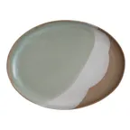 image of Steelite 6163RG173 Oval Stoneware Platter, 13" x 9.875", Dishwasher Oven Safe to 400°F - 1 Dozen