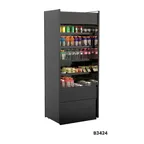 image of Structural Concepts B3424 REMOTE - Merchandiser, 34.5"W x 24"D x 82"H, Black Tub, 4 Shelves, LED
