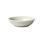image of Winco ASD-2-AW Sauce Dish, 2 oz (3.5"x3.5"x0.75") Porcelain, American White, 1 Dozen