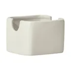 image of Winco ASD-3-AW - Porcelain Sugar Packet Holder, 3.5" W x 2.75" D x 2.5" H, American White, 1 Dozen