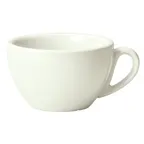 image of Winco BCC-75S-AW China Cup, 7.5 Oz (3-3/4" W x 3-3/4" D x 2" H) White Porcelain, Stackable - 1 Dozen