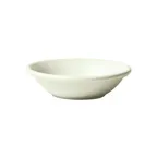 image of Winco BFD-35RE-AW - 4" Round Porcelain Fruit Bowl, 3.5 oz, American White, 4.5" Dia, 1" Ht - 1 Dozen