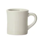 image of Winco BMC-75-AW China Mug, 7.5 Oz (1/12) Porcelain, American White, 3¼" W x 3¼" D x 3⅞" H - 1 Dozen