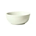 image of Winco BNR-525-AW - 10 Oz Round Porcelain Bowl, 5" Diameter x 1¾" Height, American White Nappy Finish - 1 Dozen