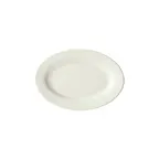 image of Winco BPO-13-AW China Platter – Oval Porcelain, 13" x 7-5/8" x 1" Rolled Edge, White - 1 Dozen