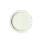 image of Winco BPR-825NR-AW China Plate, 8"¼ Round Porcelain Plate, American White Narrow Rim - 1 Dozen