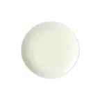 image of Winco OKP-10-AW China Platter, 10" Round Porcelain Coupe, American White Finish - 1 Dozen