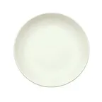 image of Winco OKP-12-AW - 12" Round Porcelain China Plate, American White Coupe Rim, 12" Diameter - 1 Dozen