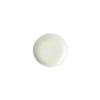 image of Winco OKP-6-AW 6" Round Porcelain China Plate, American White Coupe Rim - 1 Dozen