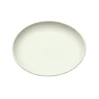 image of Winco OKP-95PL-AW Oval Porcelain China Platter, 9½" W x 7¼" D x 1¼" H, American White Finish, 1 Dozen