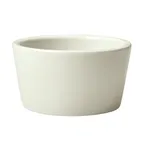image of Winco PRR-6-AW - 6 oz White Porcelain Ramekin Sauce Cup, 3¼" Dia x 1⅝" H, Round, 1 Dozen