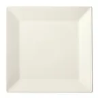 image of Winco RPS-12-AW - 12" x 12" Square Porcelain China Plate, American White, 1 Dozen