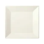 image of Winco RPS-925-AW China Dinnerware Plate, 9-1/4" Square Porcelain, American White Finish - 1 Dozen