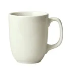 image of Winco SMC-15-AW China Mug, 15 oz 14-16 oz White Porcelain, 3½" W x 3½" D x 4¼" H, - 1 Dozen