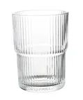 image of Yanco AM-214 Stemless Glass, 15 Oz Clear Aqua Mist, 4 3/4" x 3 1/2" x 2 7/8", Lead-Free, - 1 Dozen