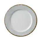 image of Yanco IB-106 Iris Blue China Bread Plate, 6"1/8" Diameter, Dishwasher Microwave Safe - 1 Dozen
