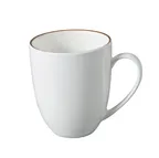 image of Yanco LE-012 - China Mug, 3 5/8" x 4", 12 oz, White/Brown, Dishwasher & Microwave Safe - 1 Dozen