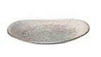 image of Yanco LE-409 - China Plate, 9"1/8 x 4"7/8 x 1"1/4, White/Brown, Dishwasher & Microwave Safe - 1 Dozen