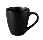image of Yanco NB-012 - Noble Black China Mug, 12 oz (3 5/8" x 4"), Dishwasher & Microwave Safe, 1 Dozen