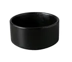 image of Yanco NB-504 Black Soup Cup, 10 oz (4"1/8" x 2"1/4"), China, Dishwasher/Microwave Safe - 1 Dozen
