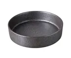image of Yanco DB-4208 Black Round China Bowl 8" x 2" Dark Bronze, Dishwasher & Microwave Safe - 1 Dozen