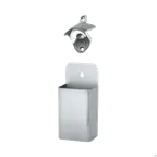 image of Krowne KR-401 Royal Series Cap Catcher & Opener, Stainless Steel Bottle Opener, Compact 4.5" Design