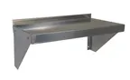 image of Channel AWS1224 Solid Knock-Down Wall Shelving, 24 Inch x 12 Inch, Aluminum Construction