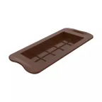 image of Louis Tellier SCG066 Chocolat Dubai Bar Mold, 6.1" x 2.95" x 0.6", 5.9 oz, Flex Non‑Stick Silicone