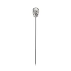 image of Mercer M37064 Barfly Cocktail Picks, 4-3/8", Skull Top, 18/8 Stainless Steel - Pack