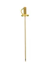image of Mercer M37065GD Barfly Cocktail Picks, 4-5/8", 18/8 Stainless Steel, Gold-Plated Finish - Pack