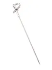 image of Mercer M37182 Barfly Cocktail Picks, 4-3/8", Bamboo Knot Top, 18/8 Stainless Steel - Pack