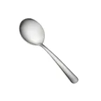 image of CAC China 1002-04 Windsor Bouillon Spoon, 6" Length, Medium Weight, 18/0 Stainless Steel - 1 Dozen